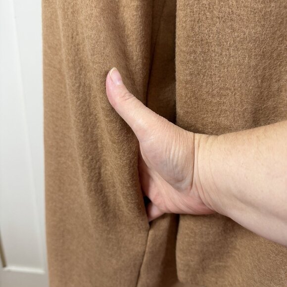 Mila Owen Japanese Fashion Womens Brown Wool Blend Size F US L Large Boxy Dress - Picture 5 of 9